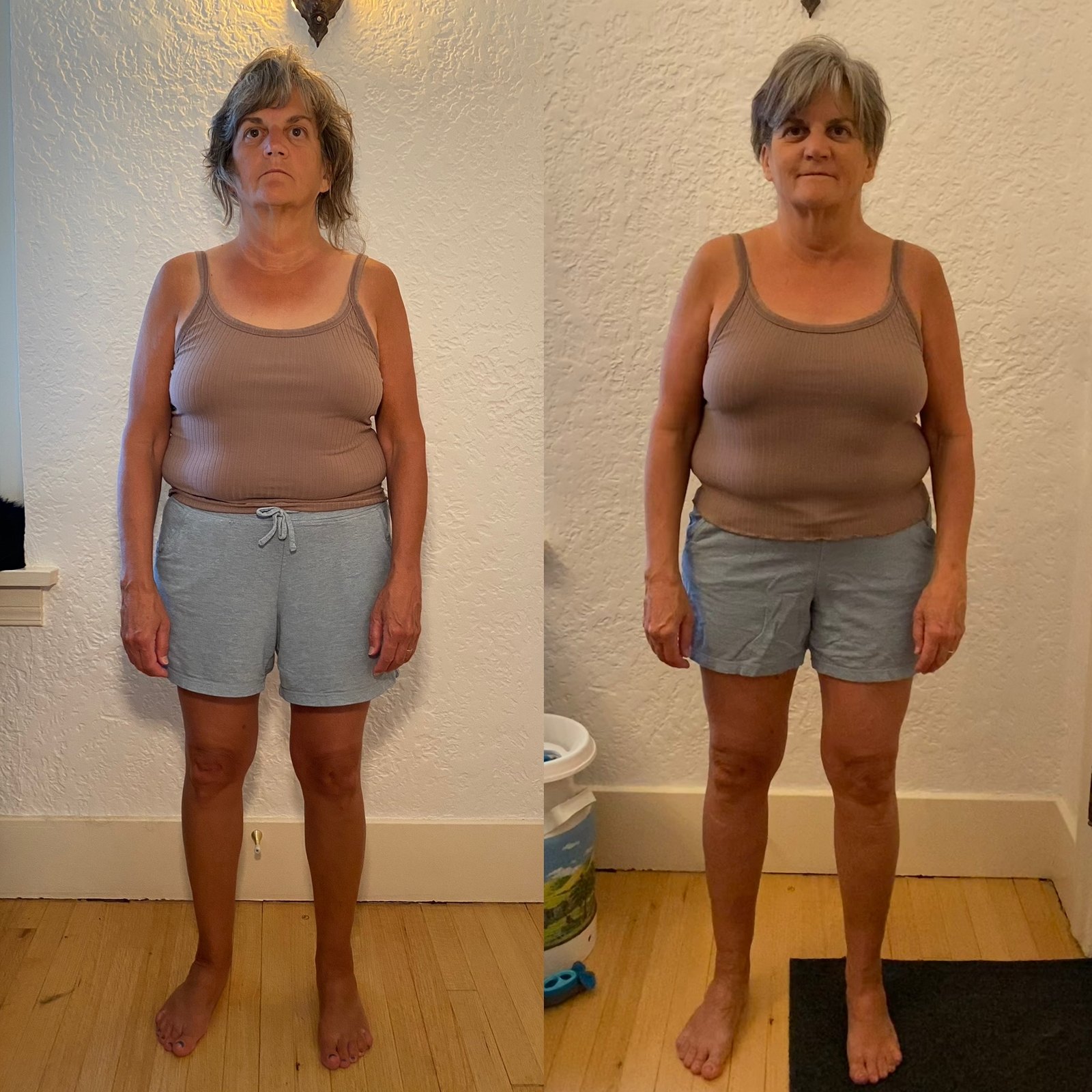 Before on the left, after on the right.